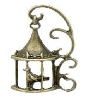 bird in ornate cage